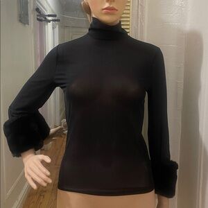 Express Elegant Black Blouse XS